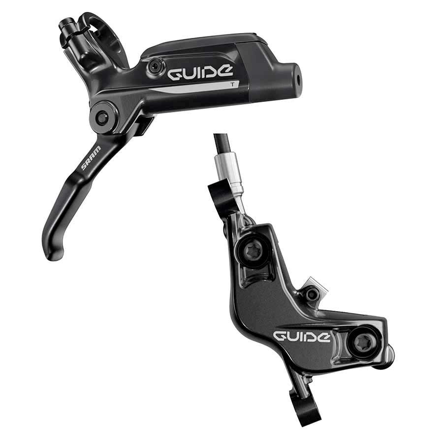 Guide T, Pre-assembled Hydraulic Disc Brake, Aluminum, DOT 5.1, Front