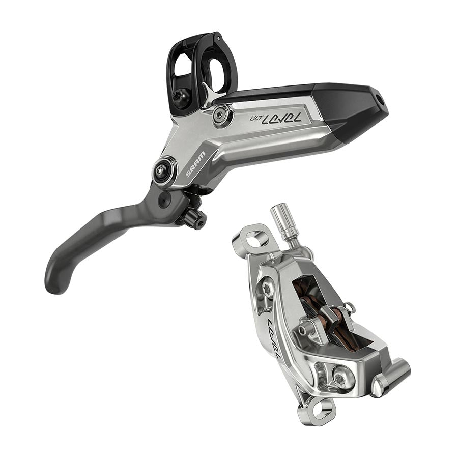 Level Ultimate Stealth 4P, MTB Hydraulic Disc Brake, Front, Post mount, Silver