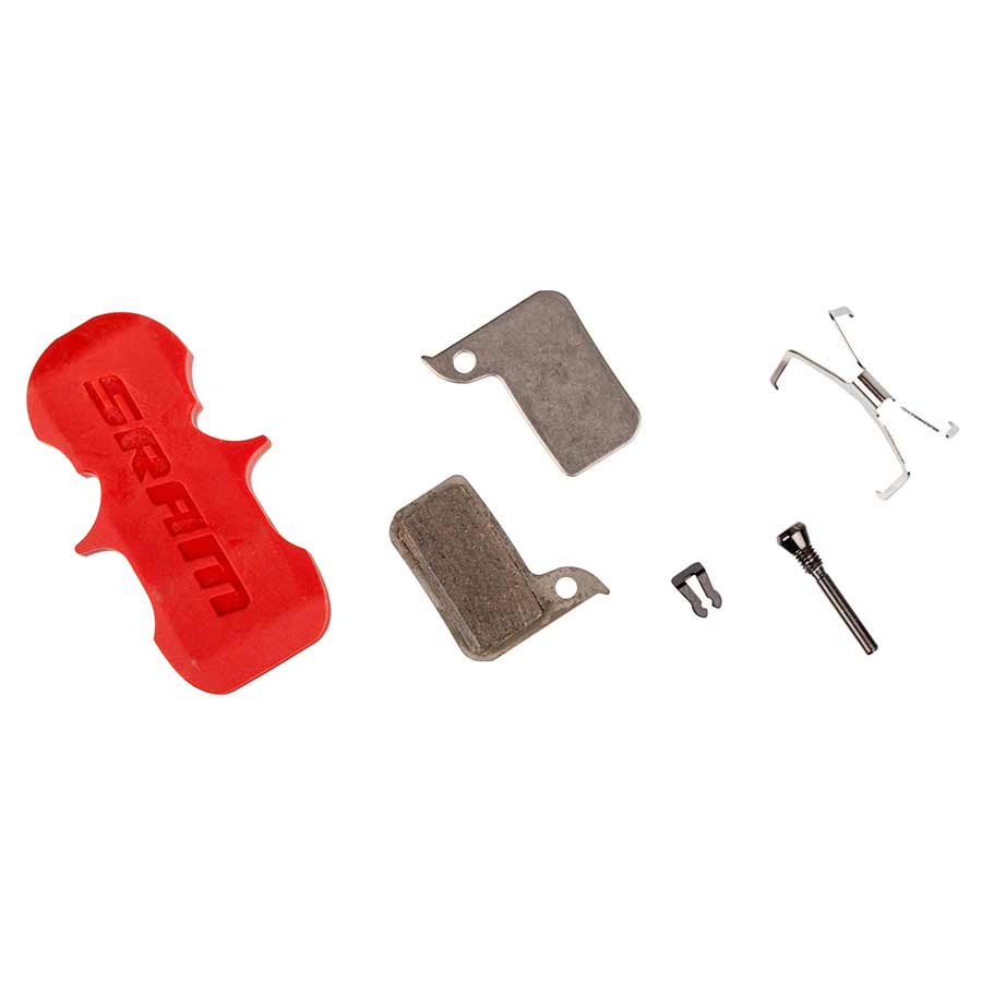 Level TLM, Level Ultimate, HRD, Disc Brake Pads, Shape: SRAM Monoblock, Organic - Quiet, Pair