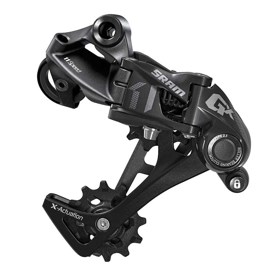 GX 1X11, Rear derailleur, 1X11sp., Long cage, Black
