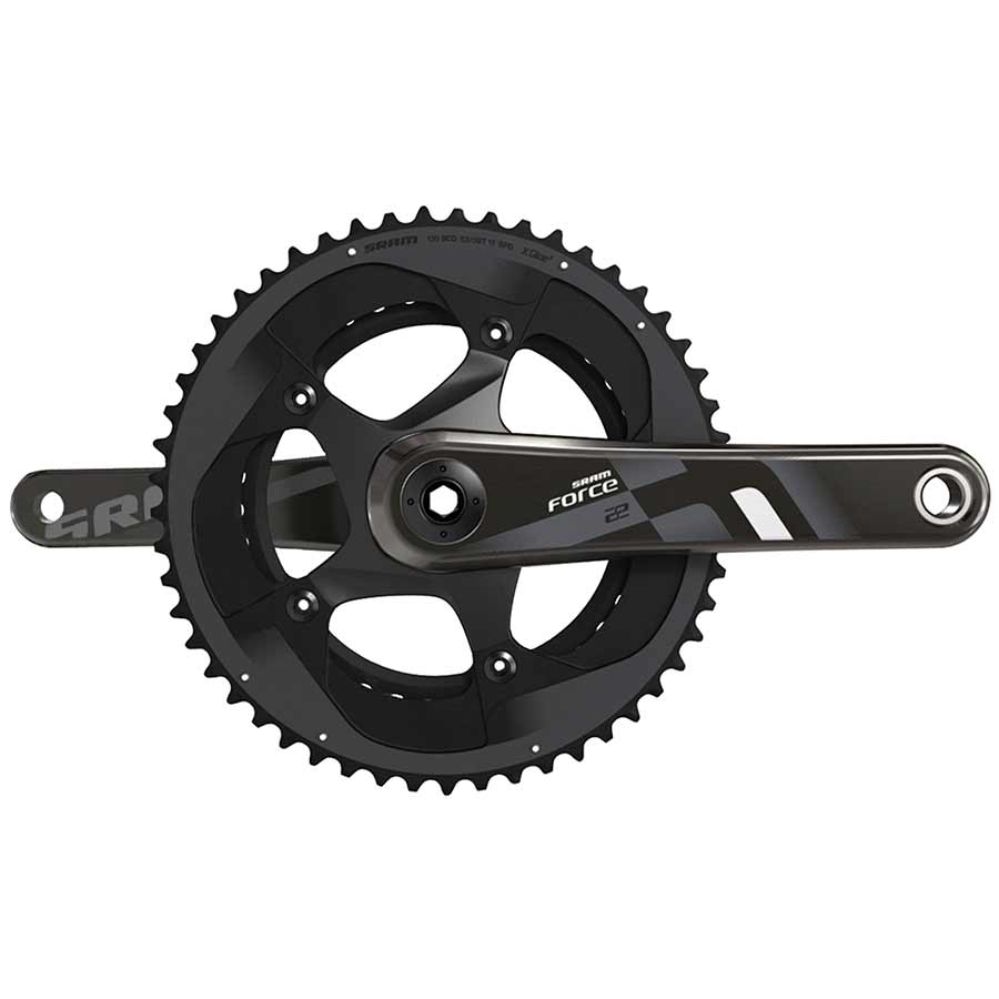 Force 22, Crankset, Speed: 11, Spindle: 30mm, BCD: 130, 39/53, BB30/PF30, 165mm, Carbon, Road