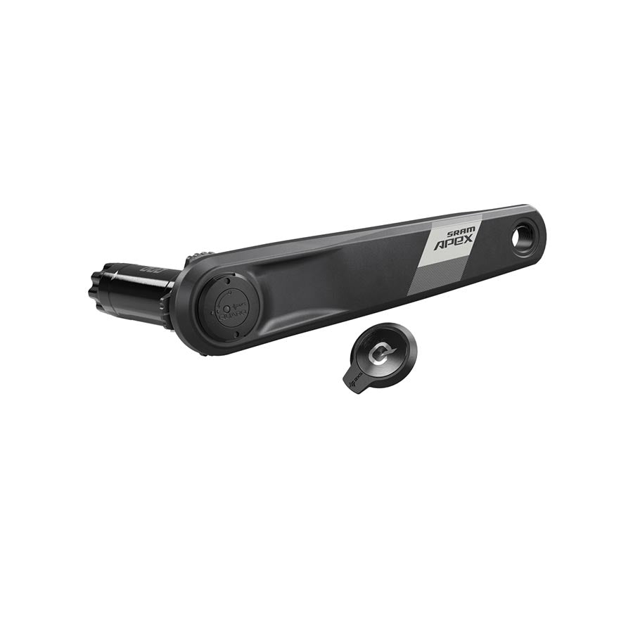 Apex D1 Power Meter Assembly, Power Meter Crankset, Speed: 12, Spindle: 28.99mm, DUB, 175mm, Black, Road Disc
