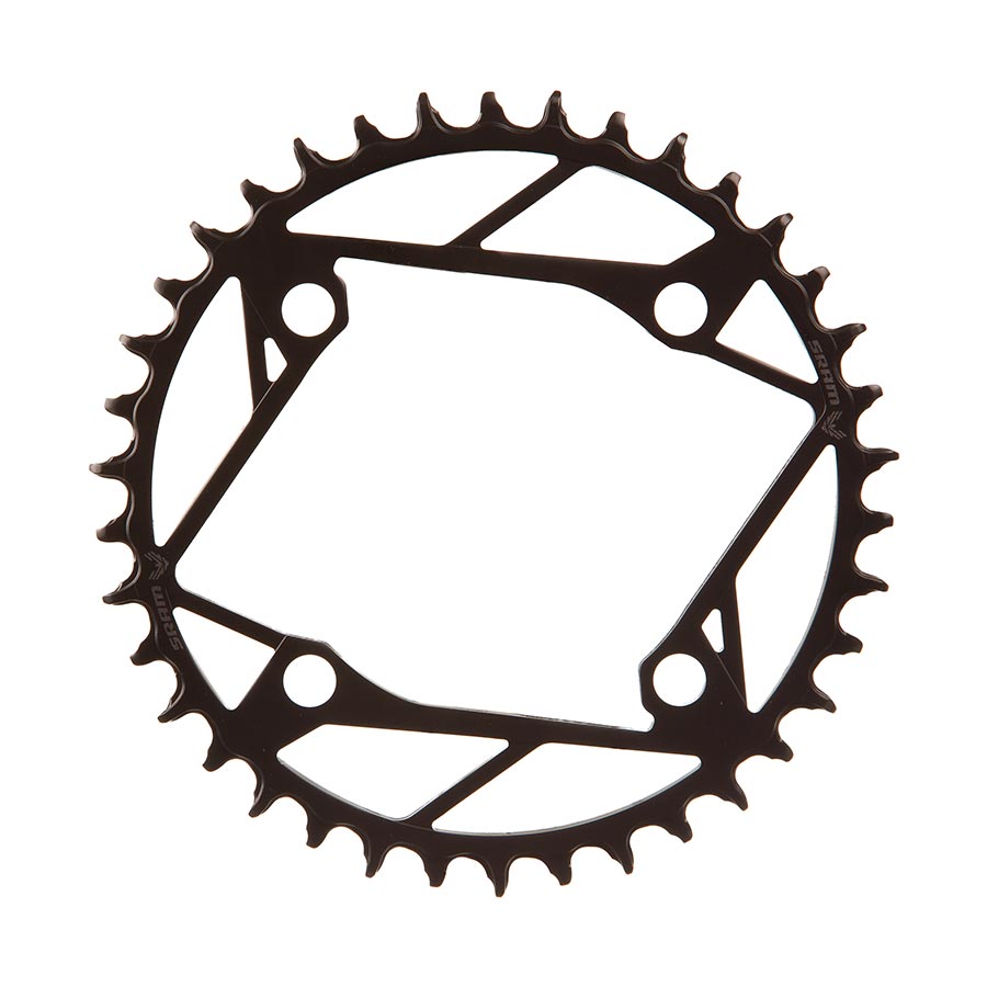 Eagle T-Type E-MTB, Chainring, Teeth: 38, Speed: 12, BCD: 104, Bolts: 4, Steel, Black