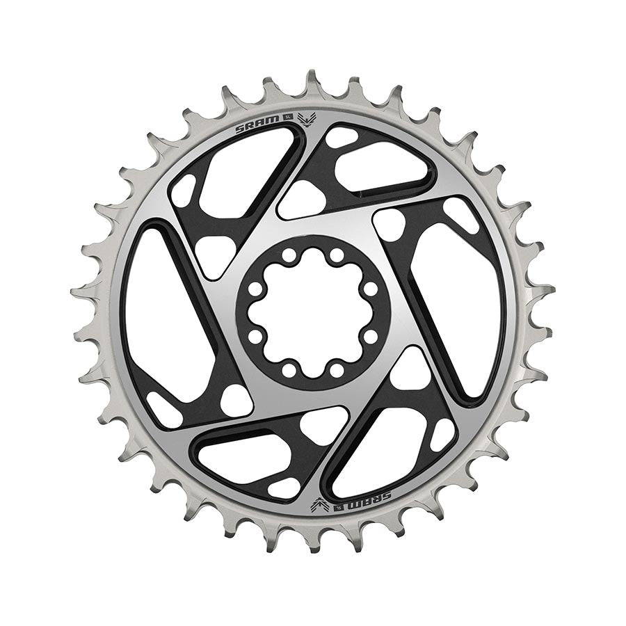Eagle T-Type DM XX SL 0mm Offset, Chainring, Teeth: 34, Speed: 12, BCD: Direct Mount, Aluminum, Black