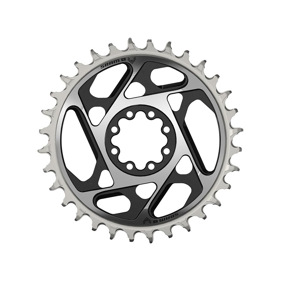 Eagle T-Type DM XX SL 3mm Offset, Chainring, Teeth: 32, Speed: 12, BCD: Direct Mount, Aluminum, Black