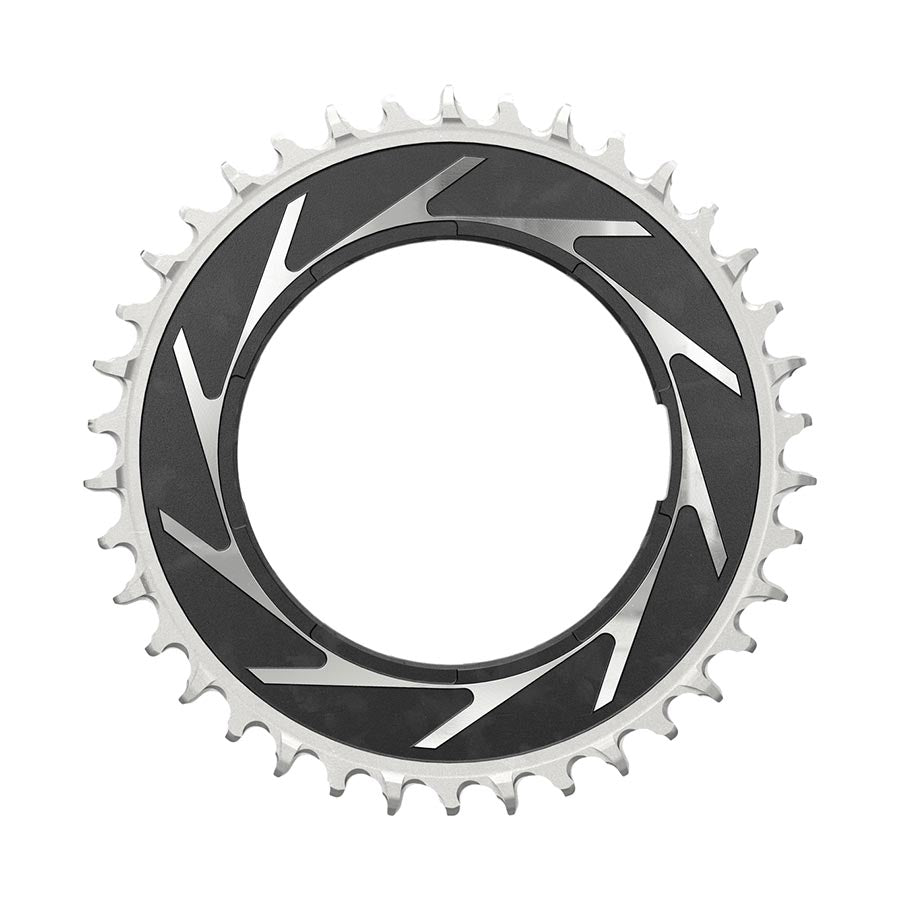 Eagle T-Type Thread Mount 0mm Offset, Chainring, Teeth: 38, Speed: 12, BCD: Thread Mount, Aluminum, Black