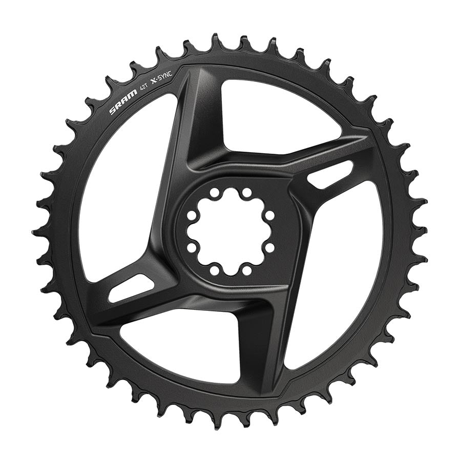 Apex DM, Chainring, Teeth: 40, Speed: 12, BCD: Direct Mount, Aluminum, Black