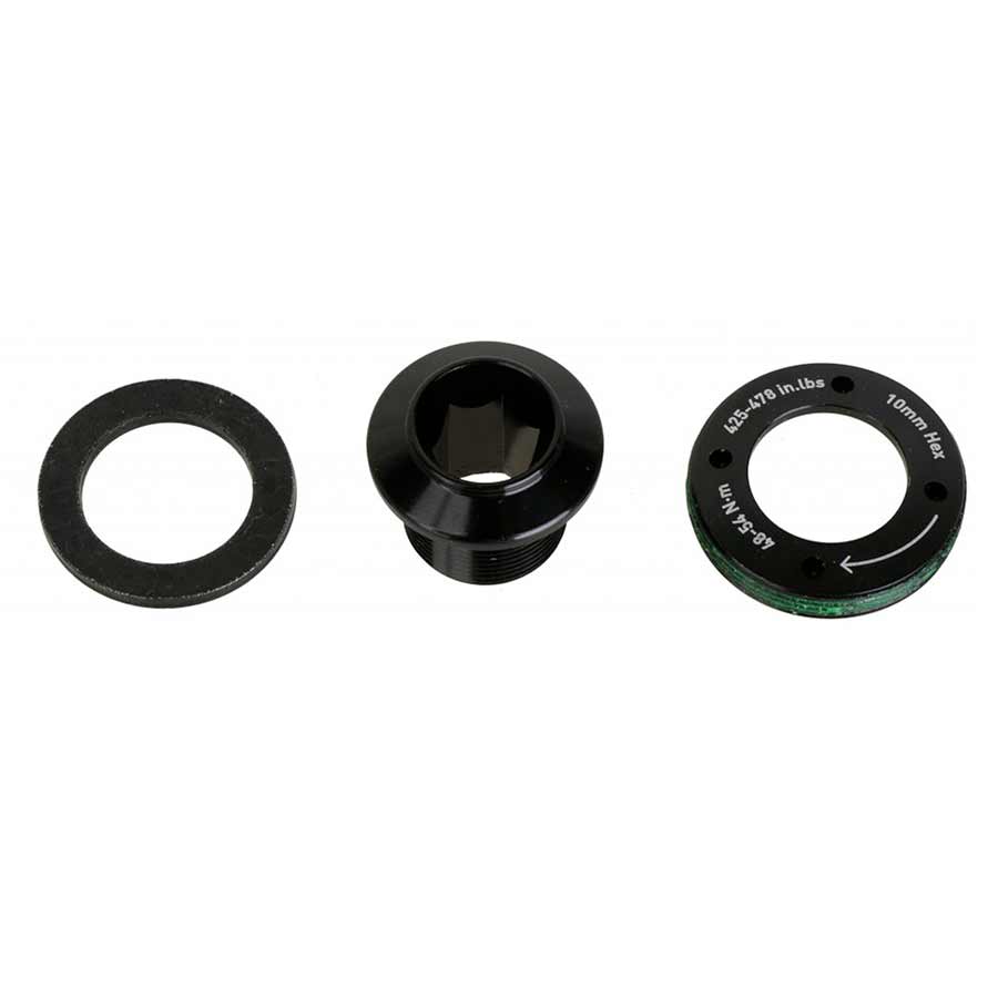 BB30 Self Extracting Crank Arm Bolt, Crank Arm Bolt, M18/M30, Left (Black Red, Force)