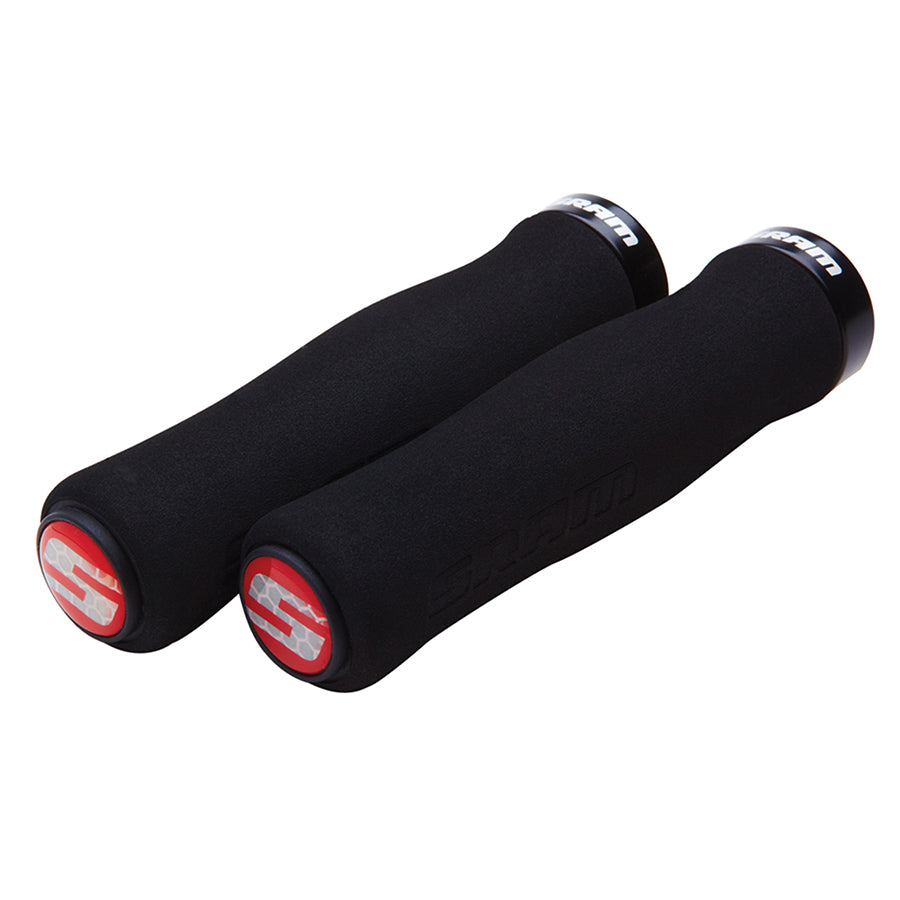 Contour Foam Locking, Grips, Pair, Black/Black
