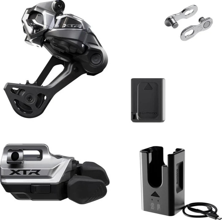 Shimano XTR M9250 Di2 Drivetrain Upgrade Kit/Long Cage / I-Spec Shifter