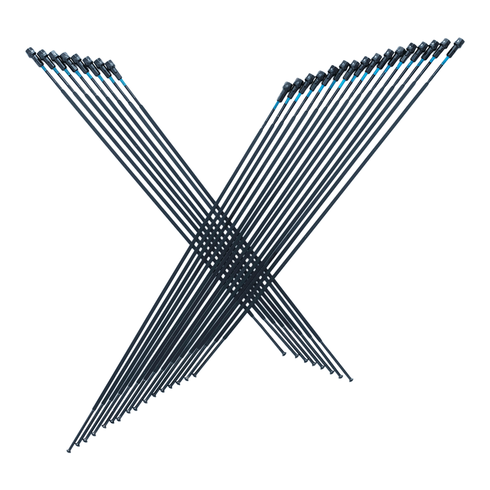 SPOKE KIT FOR WH-R9170-C40-TU R12,SPOKE(287MM X8 & 267.5MM X16),NIPPLE X24