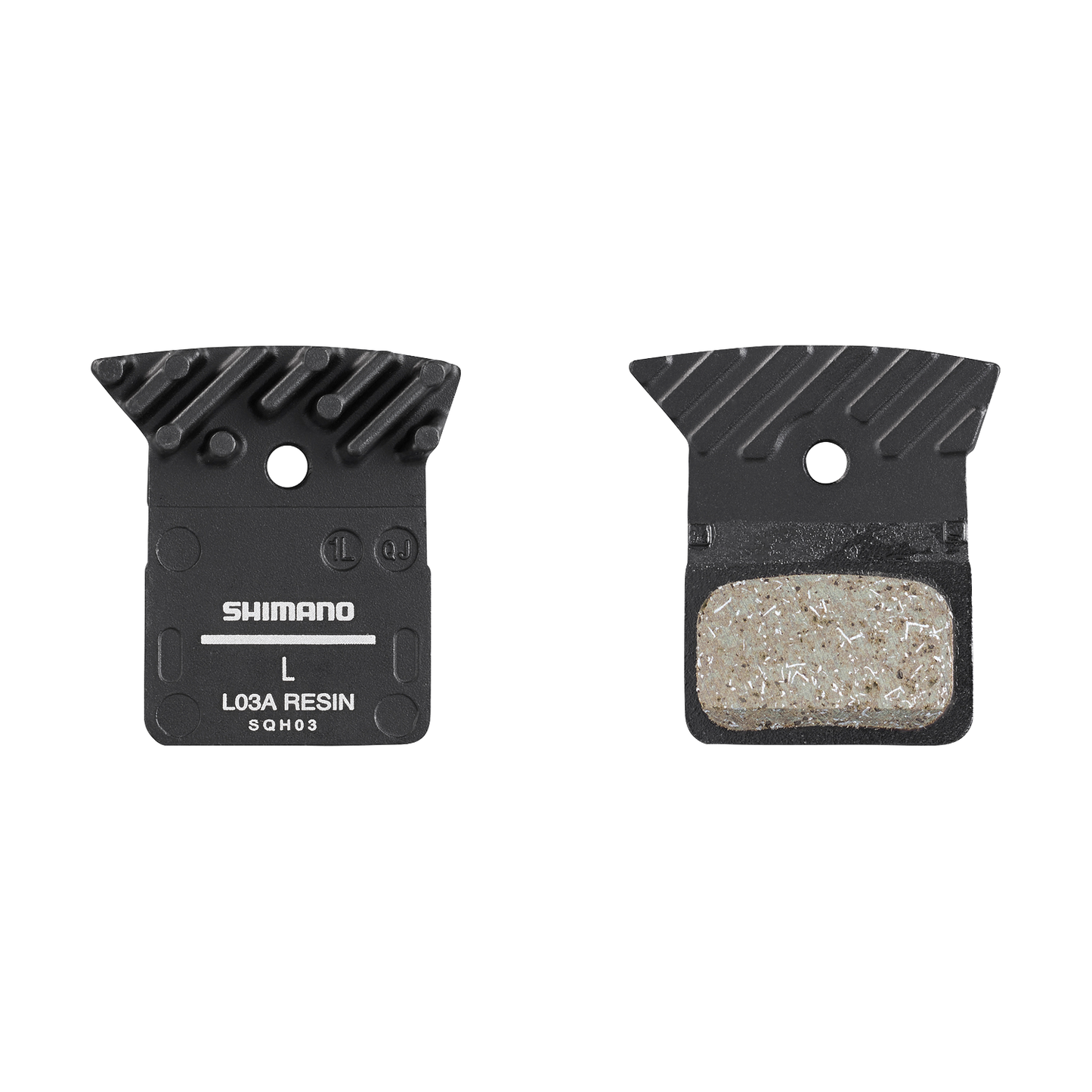 L05A-RF RESIN PAD W/FIN & SPRING, 1 PAIR