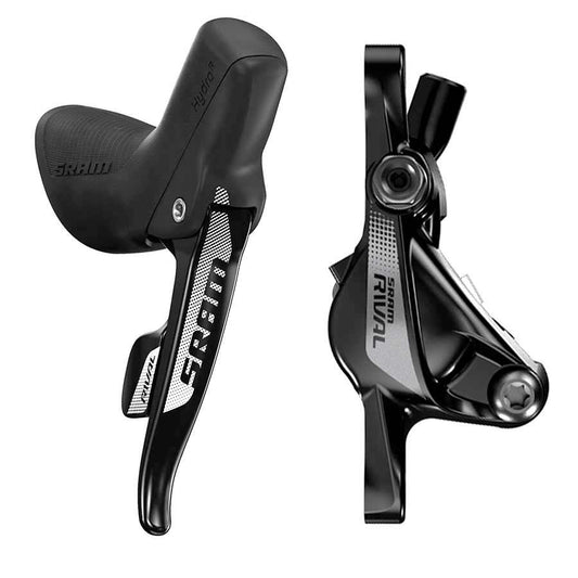 Rival22, Road disc brake with shift/brake lever combo, Flat Mount, Front, 2sp