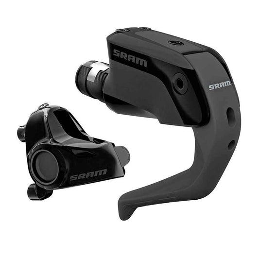 S900 Aero Hydro T, Hydraulic disc brake, Front, Flat mount, black, Not included