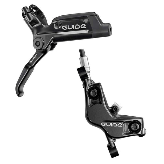 Guide T, Pre-assembled Hydraulic Disc Brake, Aluminum, DOT 5.1, Rear