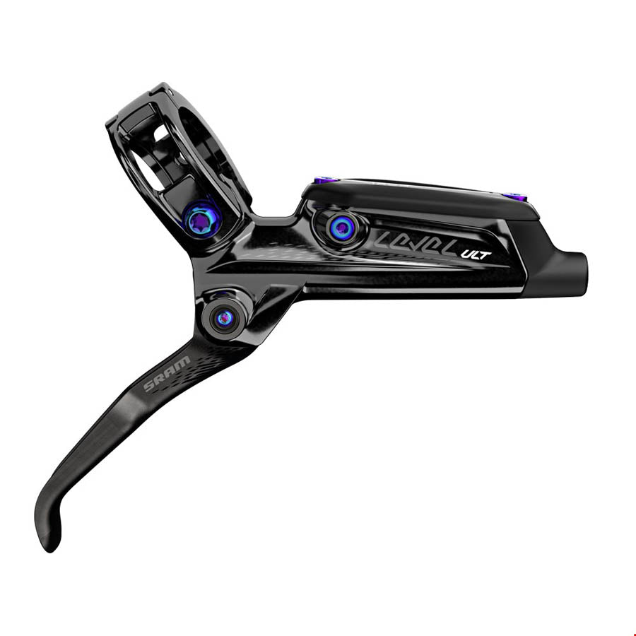 Level Ultimate B1, MTB Hydraulic Disc Brake, Rear, Post mount, Rainbow Hardware