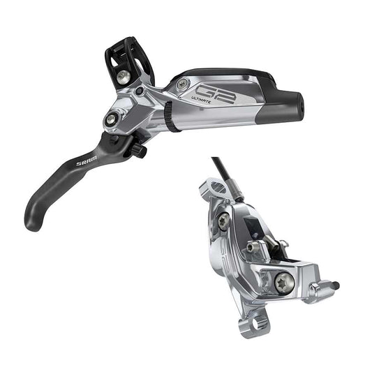 G2 Ultimate A2, MTB Hydraulic Disc Brake, Rear, Post mount, Disc: Not included, Grey