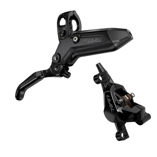 Level Silver Stealth 2P, MTB Hydraulic Disc Brake, Front, Post mount, Black
