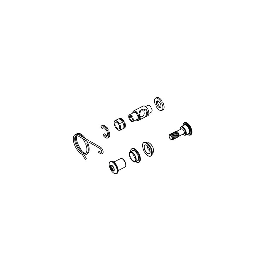 TT Brake Lever Hardware Kit, Kit, 11.5215.024.000