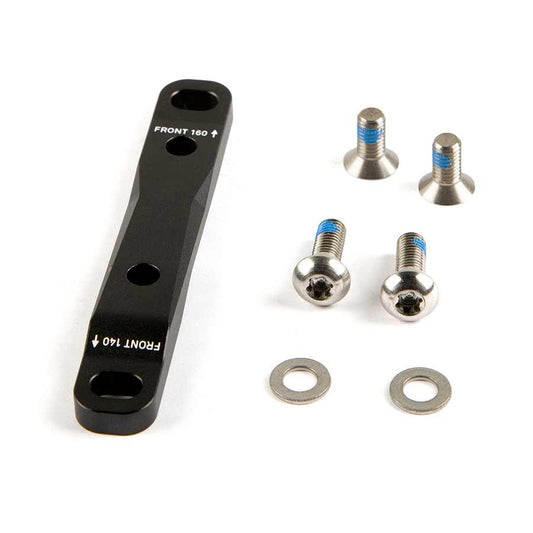 Disc brake adapter, Flat Mount, Front, 140/160