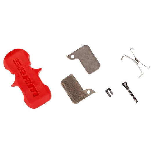 Level TLM, Level Ultimate, HRD, Disc Brake Pads, Shape: SRAM Monoblock, Organic - Quiet/Light, Pair