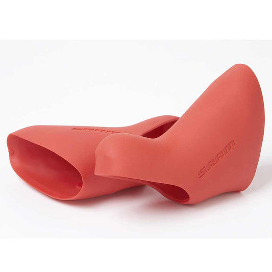 Hoods for Doubletap levers, Red, Pair