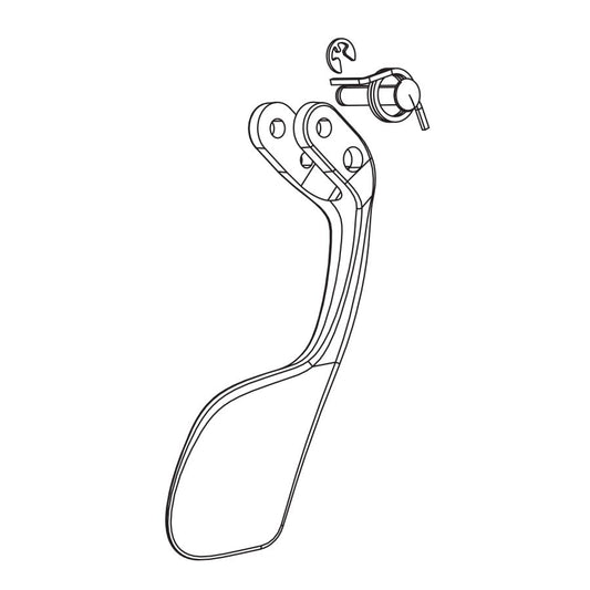 11.7018.005.000, Red 2012, Shift lever, Rear