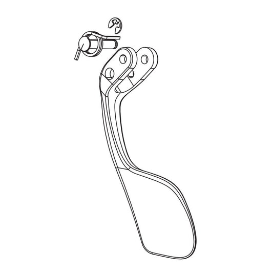 11.7018.005.001, Red 2012, Shift lever, Front
