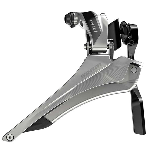 Red, Front derailleur, Yaw, 2x11sp, Down swing, Down pull, Braze-on