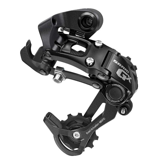 GX Type 2, Rear derailleur, 10sp., Long cage, Black