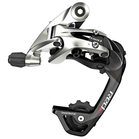 Red, Rear derailleur, 11sp, Medium cage
