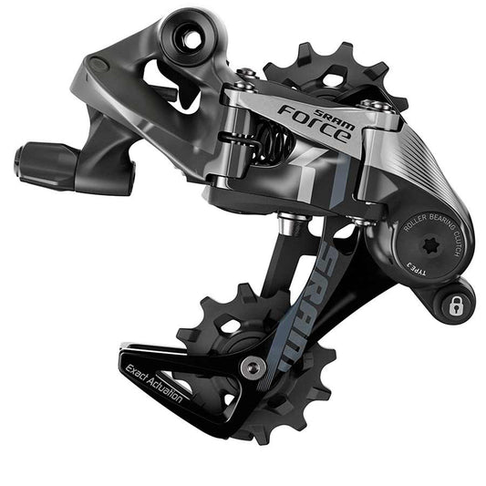 Force1 Type 3.0, Rear derailleur, 11sp., Medium, Black