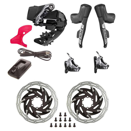 Red eTap AXS HRD, Build Kit, 1x, Hydraulic Disc, Flat Mount 2 piece, Kit