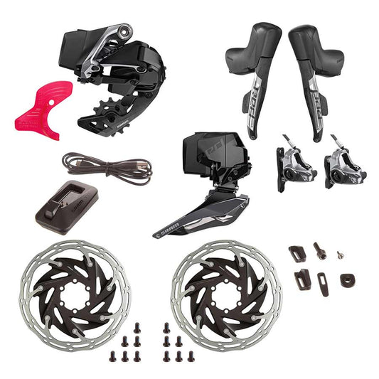 Red eTap AXS HRD, Build Kit, 2x, Hydraulic Disc, Flat Mount 2 piece, Kit