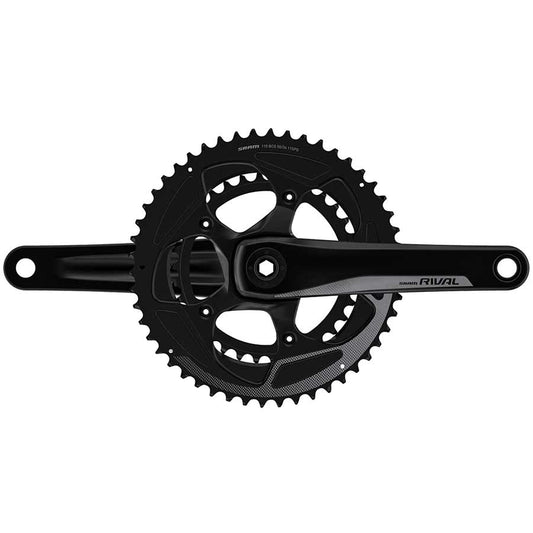 Rival22, Crankset, 11sp., 175mm, 34/50T, BCD:110mm, GXP, 44.5mm, Black