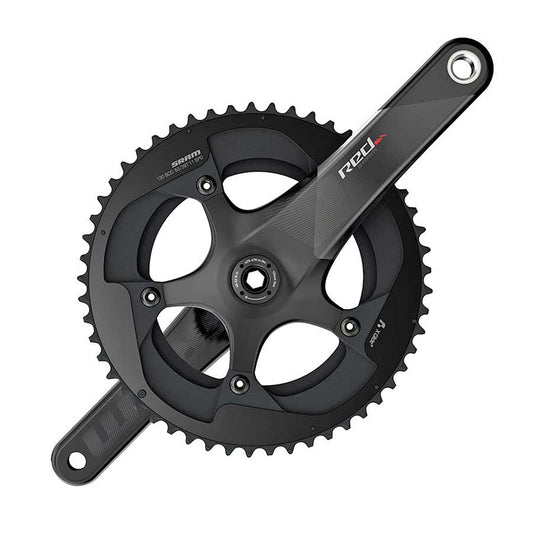 Red, Crankset, 11 sp., 172.5mm, 34/50T, BCD:110, BB386Evo, 45.5mm, Black