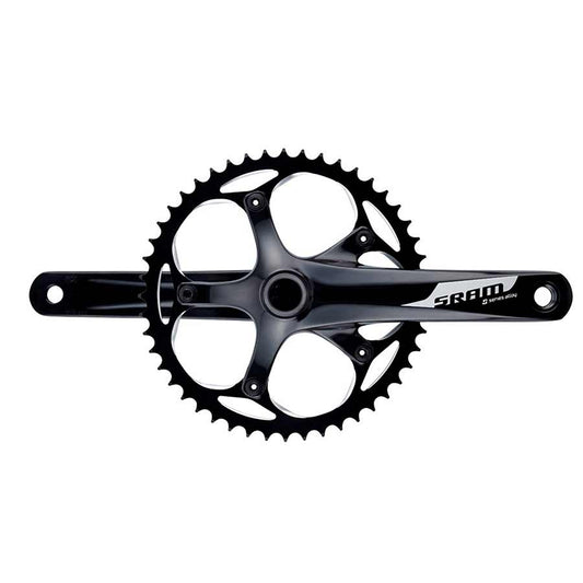 S300 1.1 Courier, Crankset, Speed: 1, Spindle: 24/22mm, BCD: 130, 48, GXP, 165mm, Black, Track