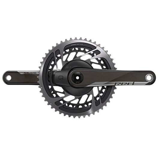 Red AXS Quarq, Power Meter Crankset, Speed: 12, Spindle: 28.99mm, BCD: Direct Mount, 46/33, DUB, 172.5mm, Black, Road