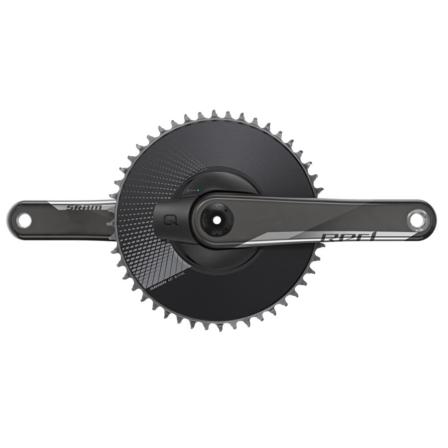 Red 1 AXS Quarq, Power Meter Crankset, Speed: 12, Spindle: 28.99mm, BCD: Direct Mount, 48, DUB, 170mm, Black, Road
