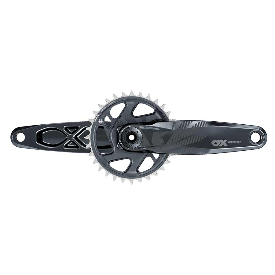GX Eagle DUB C1, Crankset, Speed: 11/12, Spindle: 28.99mm, BCD: Direct Mount, 30, DUB, 170mm, Black, Fat Bike 4"