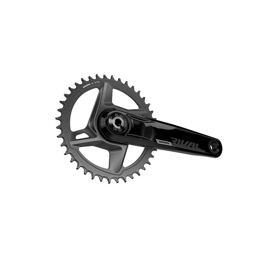 Rival D1 Wide 1x, Crankset, Speed: 12, Spindle: 28.99mm, 40, DUB, 160mm, Black, Road Disc