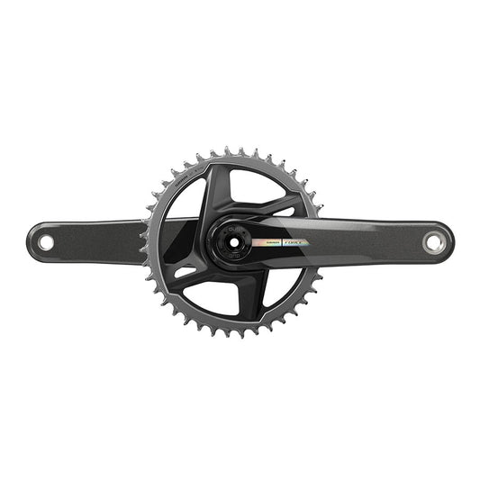 Force D2 1x, Crankset, Speed: 12, Spindle: 28.99mm, BCD: Direct Mount, 40, DUB, 177.5mm, Black, Road Disc