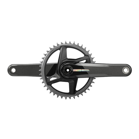 Force D2 1x Wide, Crankset, Speed: 12, Spindle: 28.99mm, BCD: Direct Mount, 40, DUB, 167.5mm, Black, Road Disc