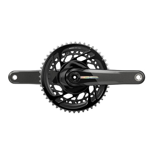 Force D2 2x, Crankset, Speed: 12, Spindle: 28.99mm, BCD: Direct Mount, 48/35, DUB, 167.5mm, Black, Road Disc