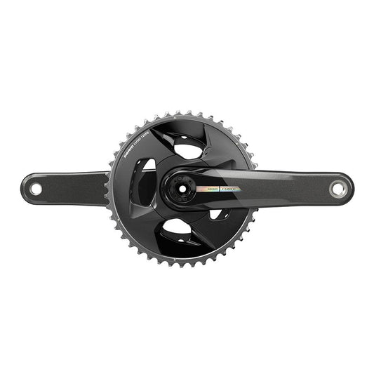 Force D2 2x Wide, Crankset, Speed: 12, Spindle: 28.99mm, BCD: 94, 43/30, DUB, 167.5mm, Black, Road Disc