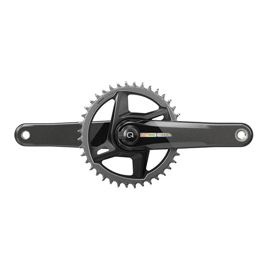 Force D2 1x, Power Meter Crankset, Speed: 12, Spindle: 28.99mm, BCD: Direct Mount, 40, DUB, 167.5mm, Black, Road Disc