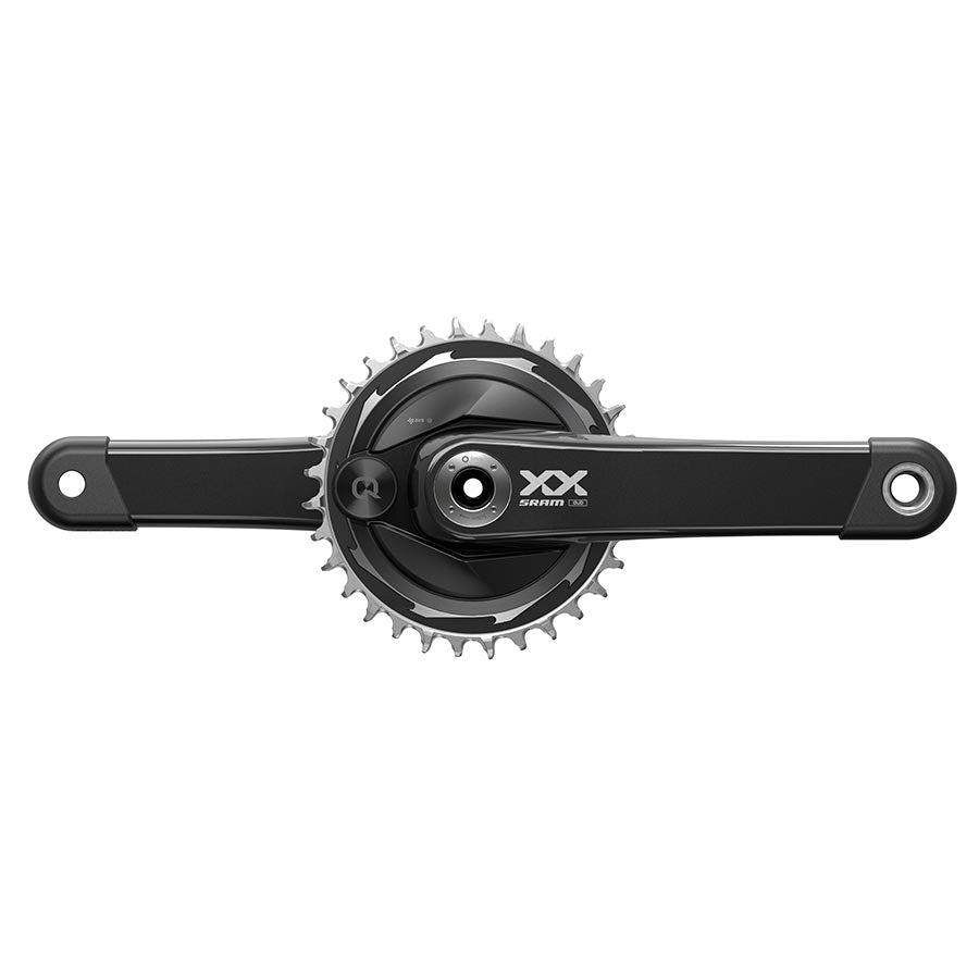 XX T-Type Spider Power Meter, Power Meter Crankset, Speed: 12, Spindle: 28.99mm, BCD: Thread Mount, 32, DUB, 165mm, Black, Boost
