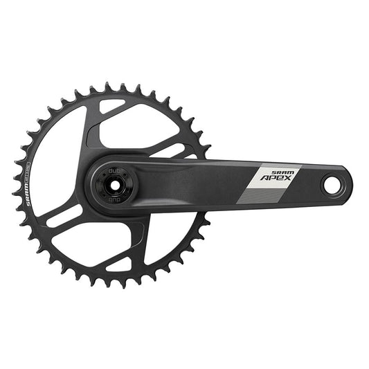 Apex D1, Crankset, Speed: 12, Spindle: 28.99mm, BCD: Direct Mount, 40, DUB, 172.5mm, Black, Road Disc
