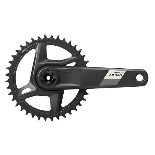 Apex D1, Crankset, Speed: 12, Spindle: 28.99mm, BCD: Direct Mount, 42, DUB, 175mm, Black, Road Disc