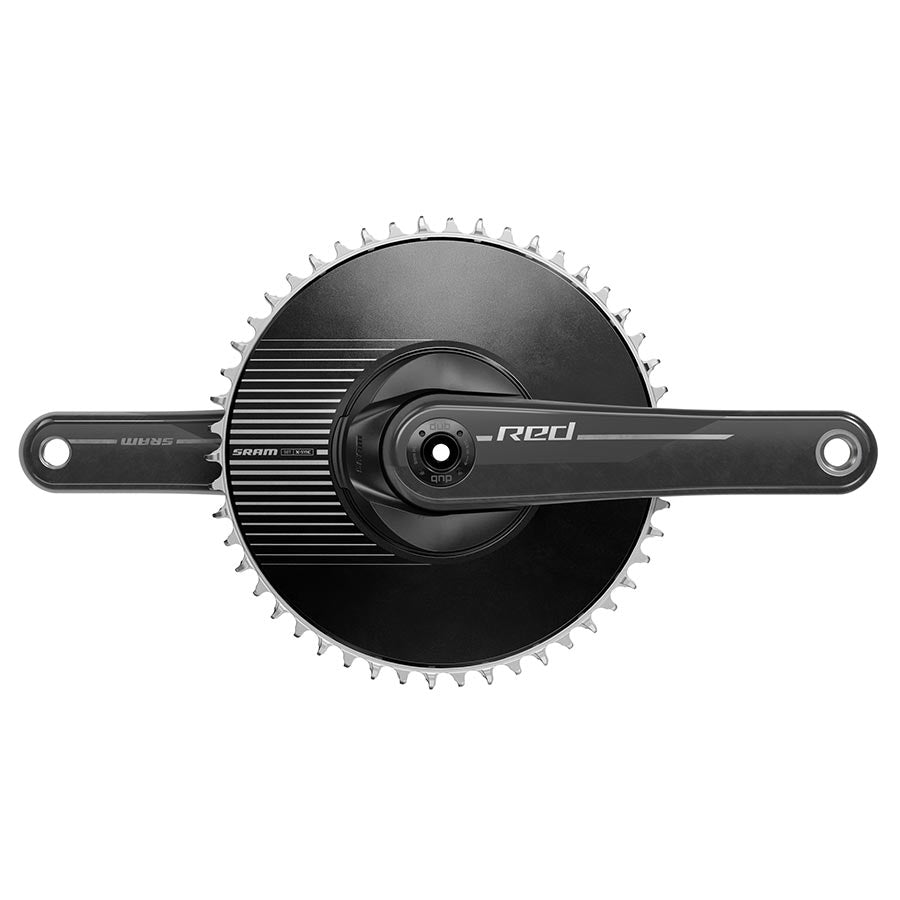 SRAM, Red DUB 1x Aero E1, Crankset, Speed: 12, Spindle: 28.99mm, BCD: Direct Mount SRAM 8 Bolt, 50, DUB, 172.5mm, Black, Road